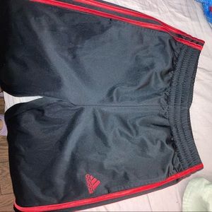 Adidas red stripe sides